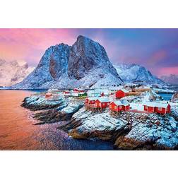 Clementoni CLE puzzle 500 HQ Hamnoy Village. [Levering: 6-14 dage]